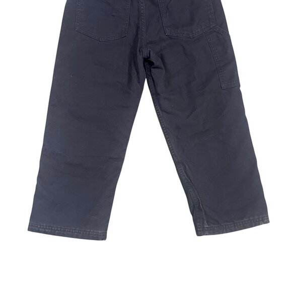 NWT Bass Pro Shops Youth S Black Insulated Workwear Overalls Durable Pockets - Picture 13 of 16